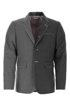 Thom Browne Two Tone Twill Blazer