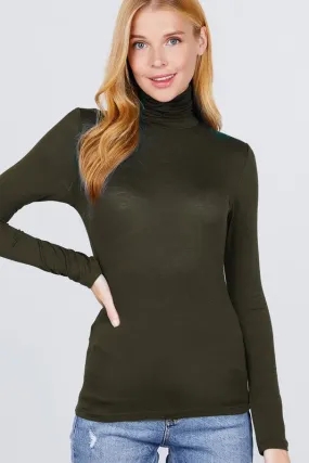 Turtleneck Stretch Top