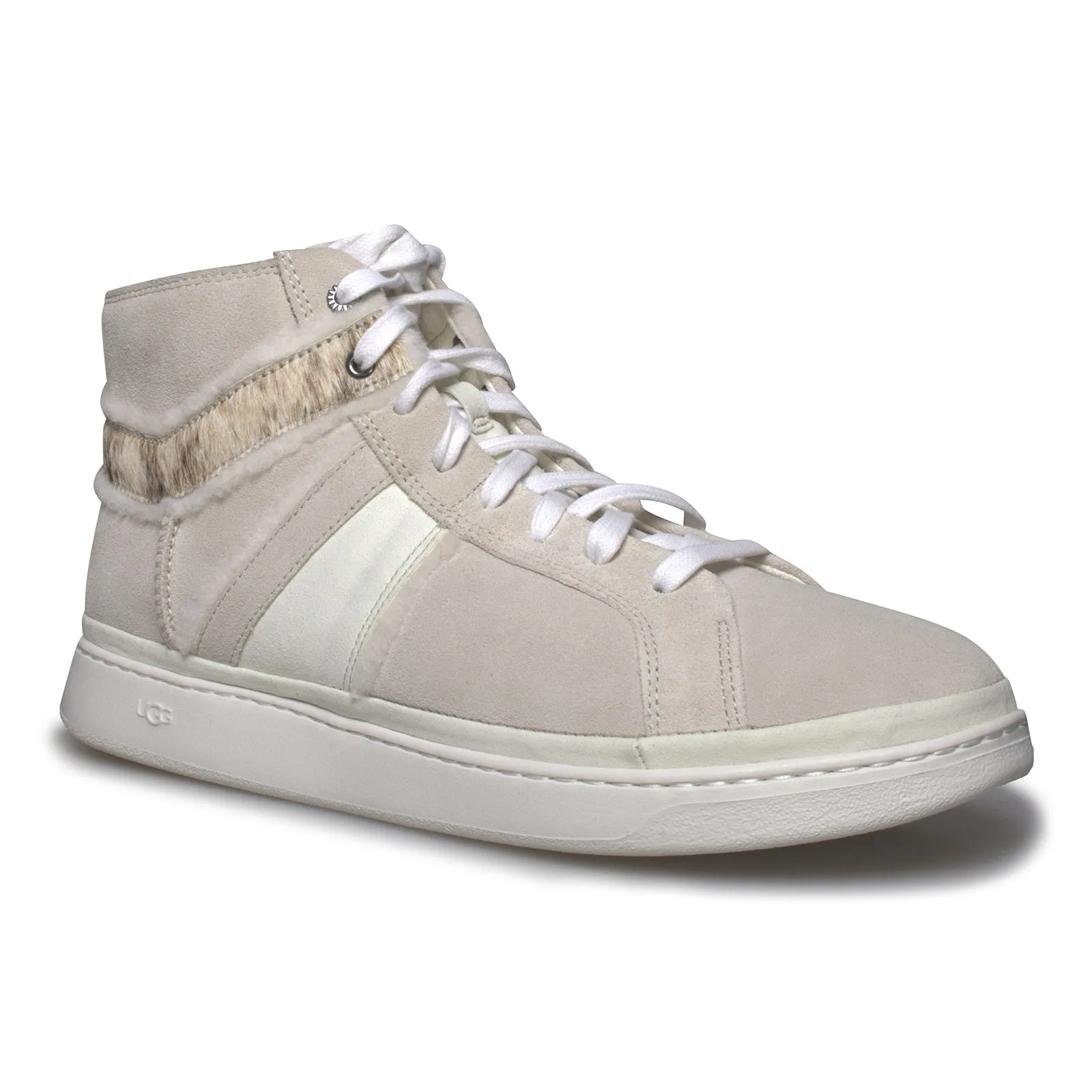 UGG Cali High Spillseam White Sneakers - Men's