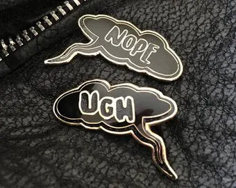 Ugh / Nope Pin Set