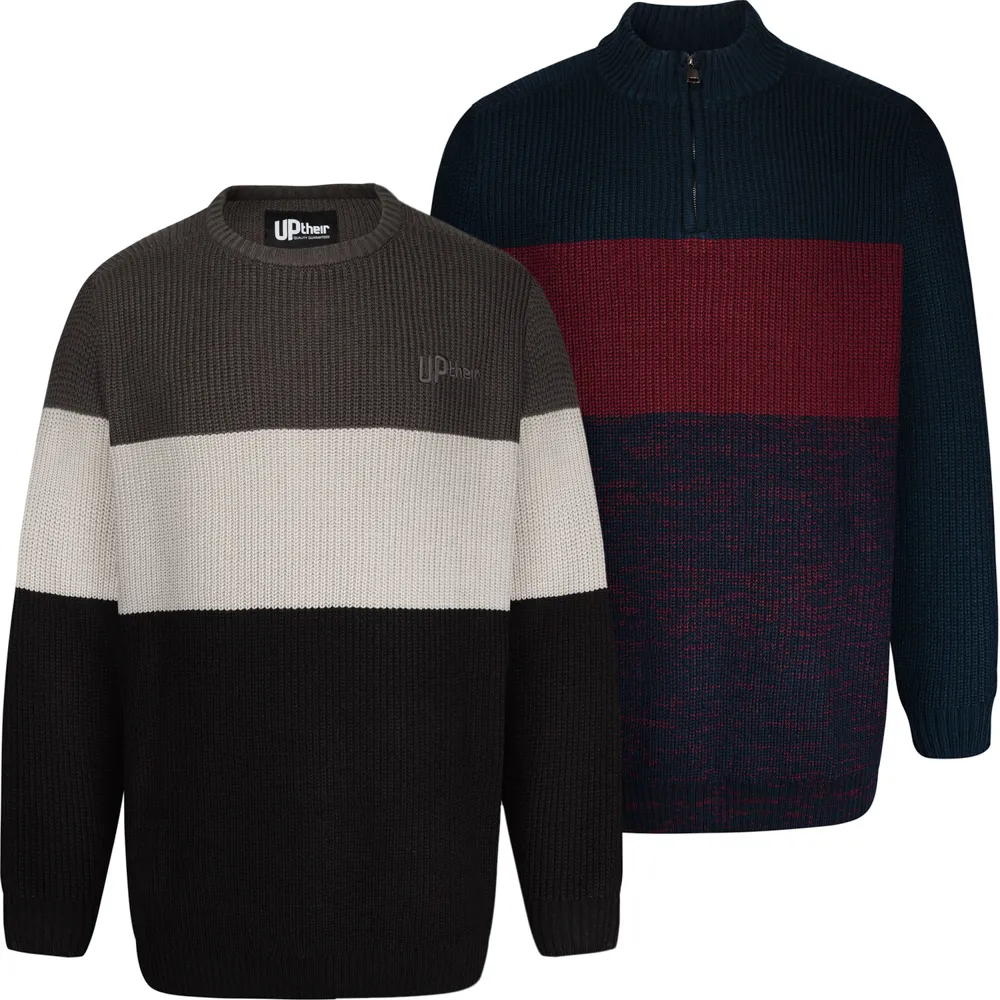 Uptheir Dunnock & Sparrow Sweater Set - Navy