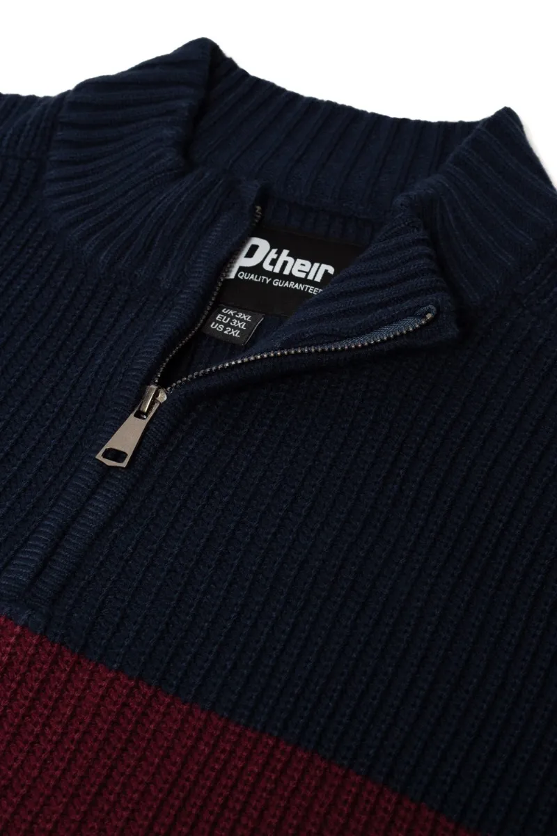 Uptheir Dunnock & Sparrow Sweater Set - Navy