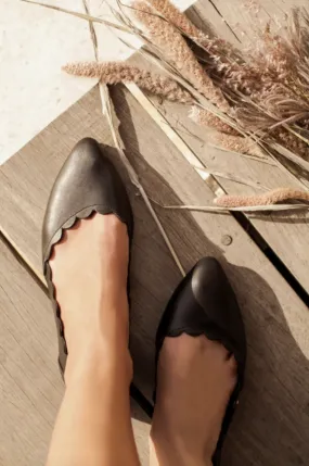 Valentina Leather Ballet Flats - Shop Now!