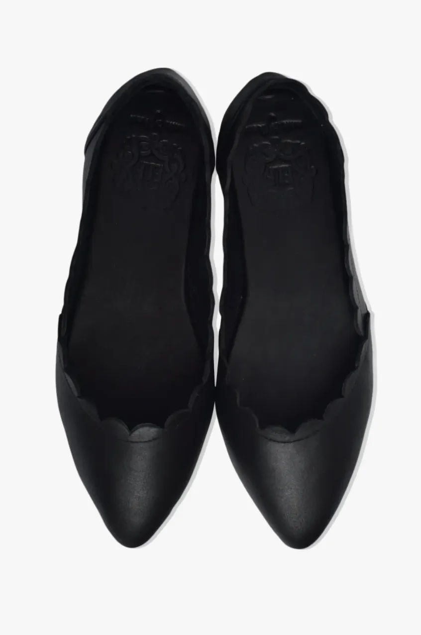 Valentina Leather Ballet Flats - Shop Now!