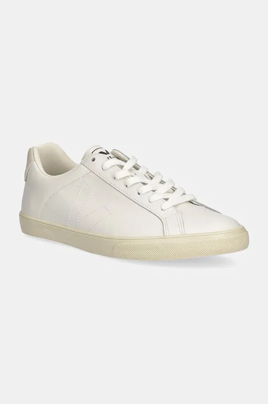 Veja leather sneakers Esplar Leather white color