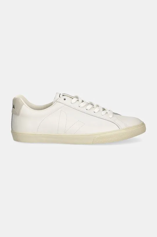 Veja leather sneakers Esplar Leather white color