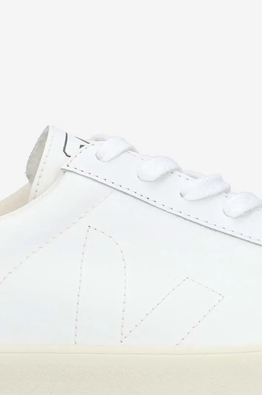 Veja leather sneakers Esplar Leather white color