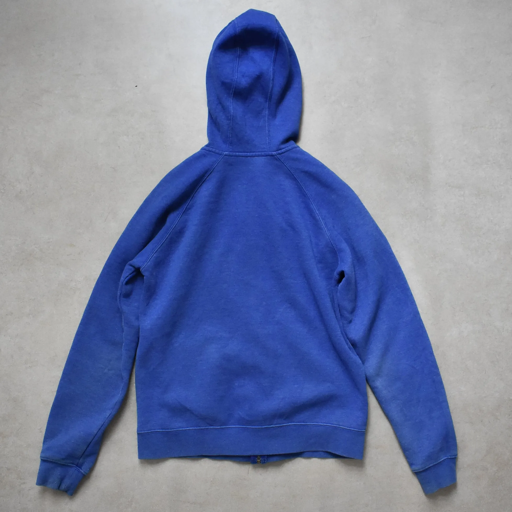 Vintage Carhartt Embroidered Blue Hoodie Jacket - S