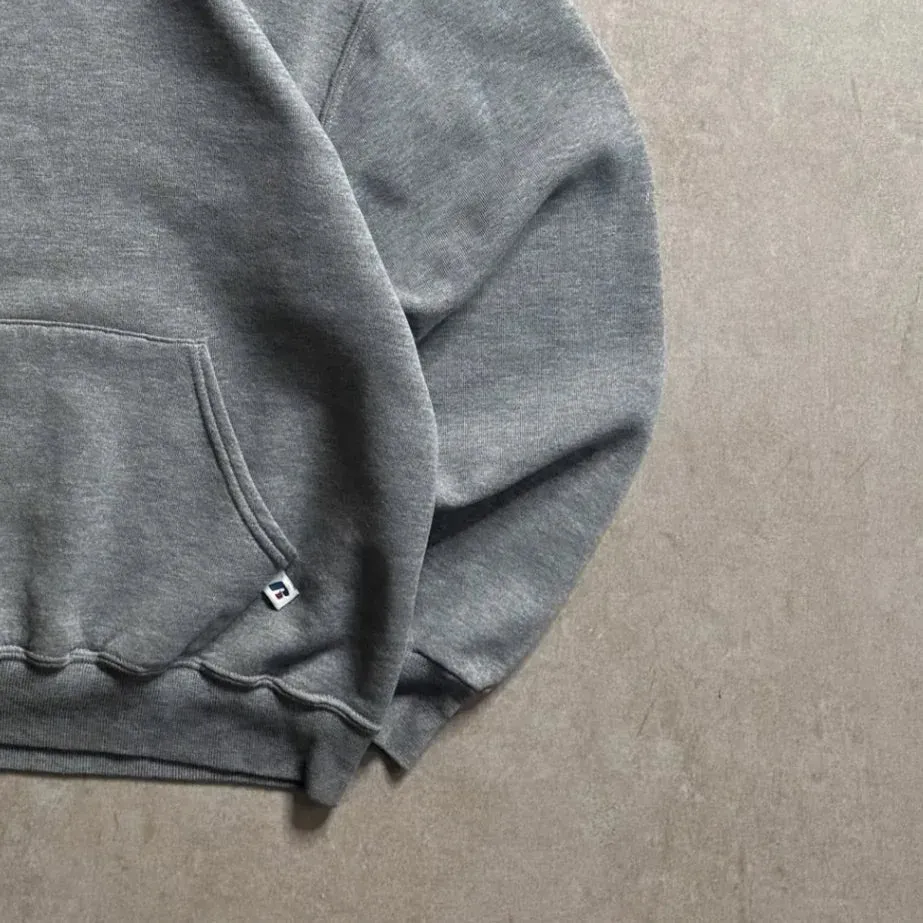 Vintage Russell Athletic Gray Hoodie - M