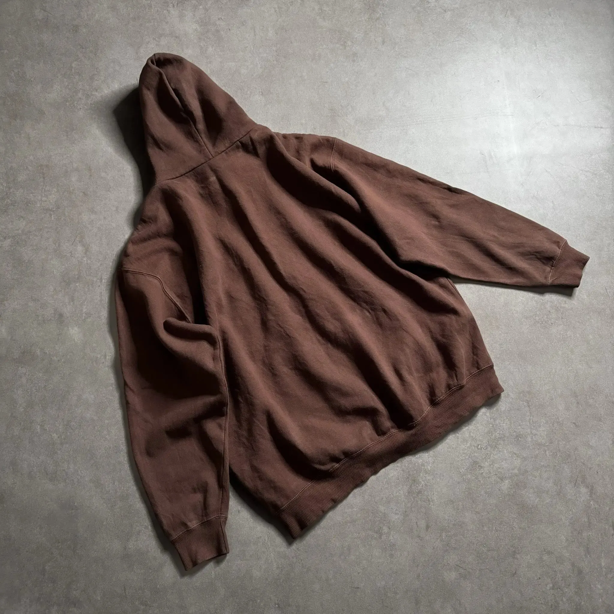 Vintage Wyoming Brown Hoodie - L