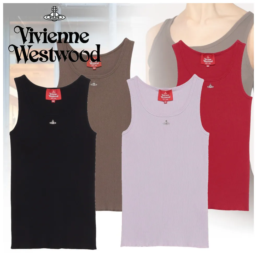 Vivienne Westwood Cotton Logo Tanks & Camisoles