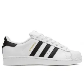 White and black women's superstar shoes Google SEO friendly.