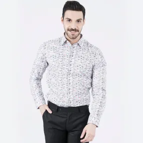 White Noise Button-Up Shirt