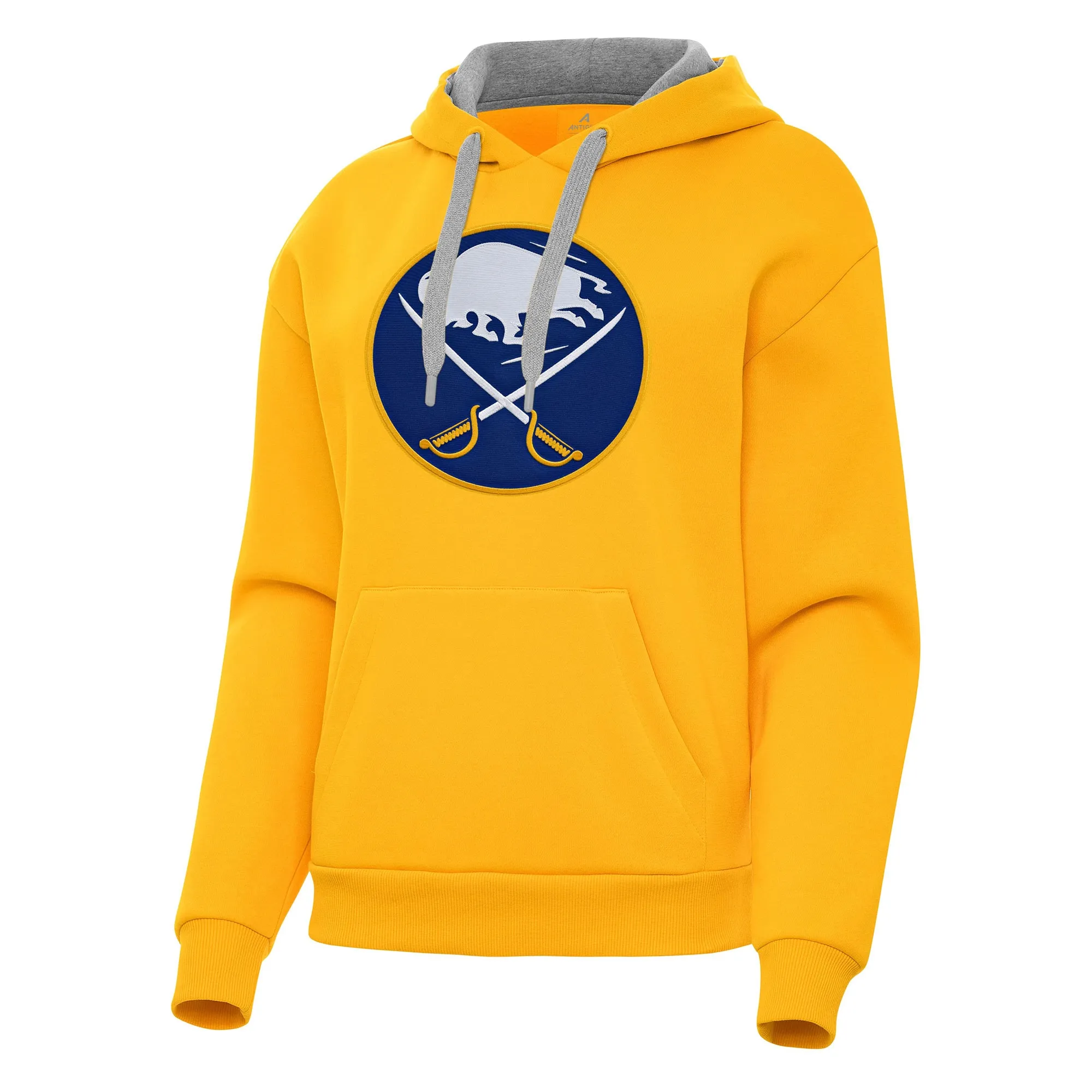 Women's Buffalo Sabres Antigua Gold Victory Pullover Hoodie