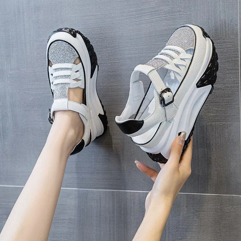 Women's Chunky Sneakers and Platform Sandals for Casual Wear - FC1212