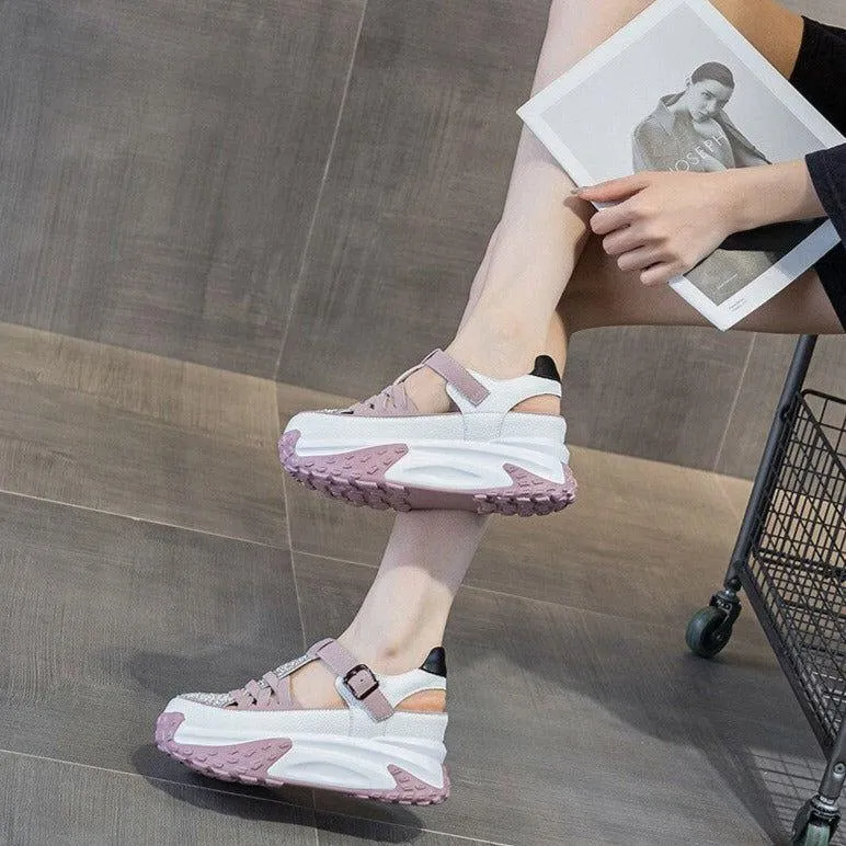 Women's Chunky Sneakers and Platform Sandals for Casual Wear - FC1212