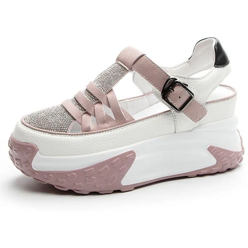 Women's Chunky Sneakers and Platform Sandals for Casual Wear - FC1212