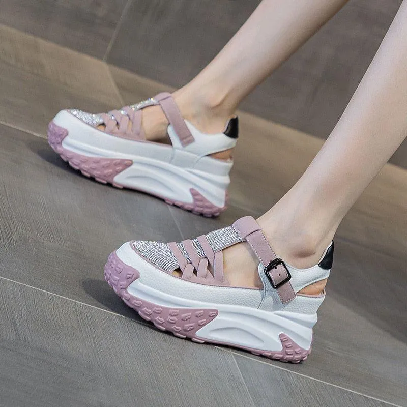 Women's Chunky Sneakers and Platform Sandals for Casual Wear - FC1212