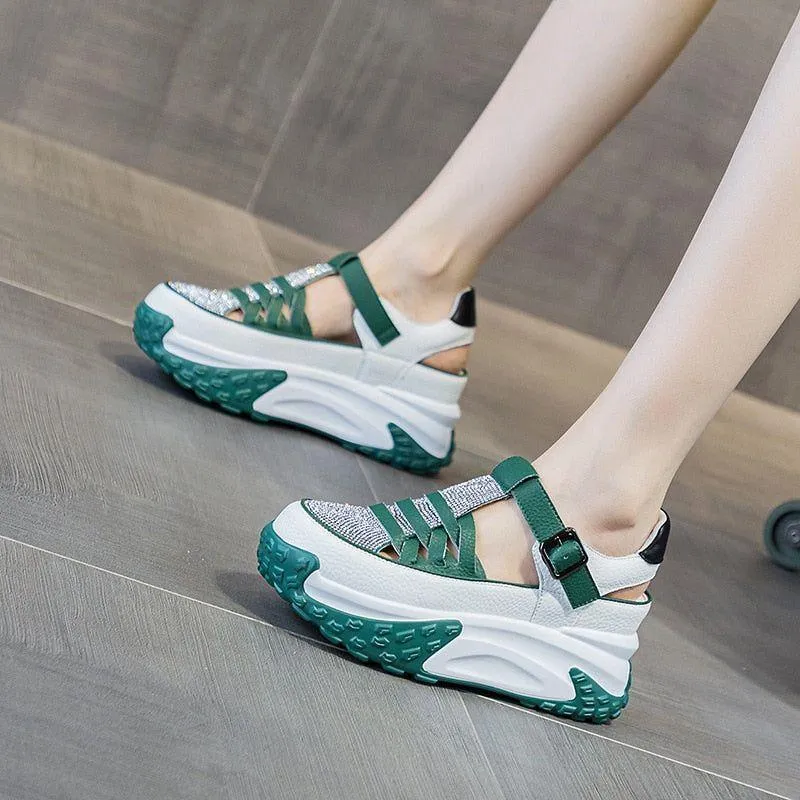 Women's Chunky Sneakers and Platform Sandals for Casual Wear - FC1212