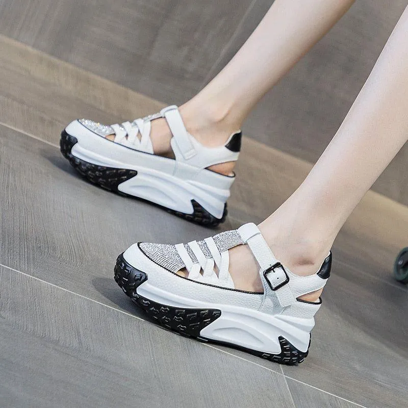 Women's Chunky Sneakers and Platform Sandals for Casual Wear - FC1212