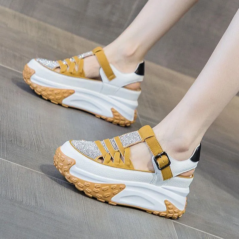 Women's Chunky Sneakers and Platform Sandals for Casual Wear - FC1212