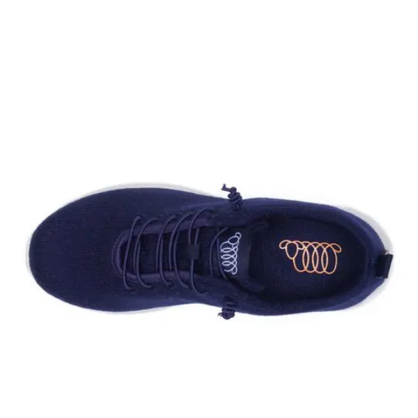 Wooloomooloo Cheviot Navy Merino Wool - Unisex