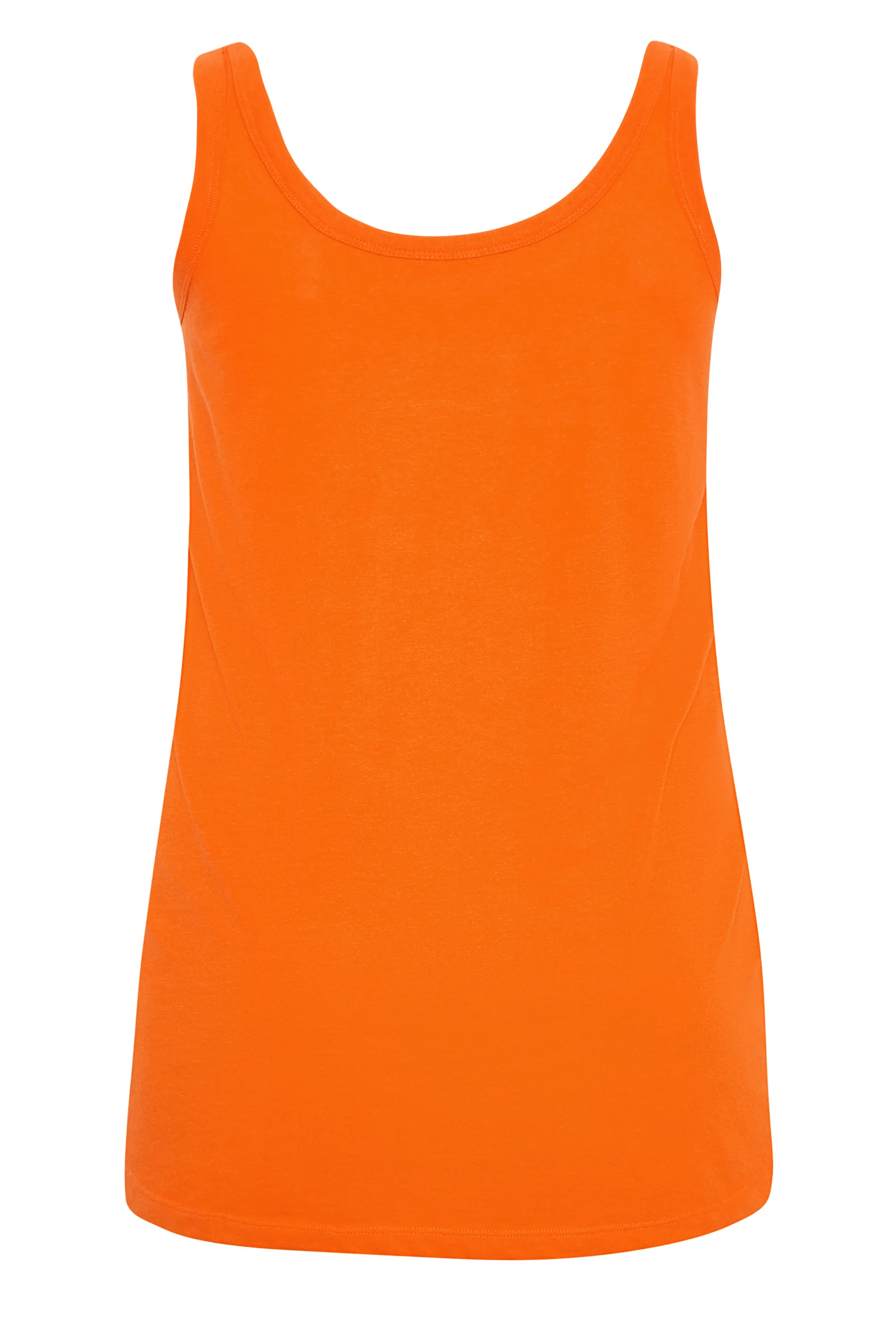 YOURS Curve Orange Vest Top